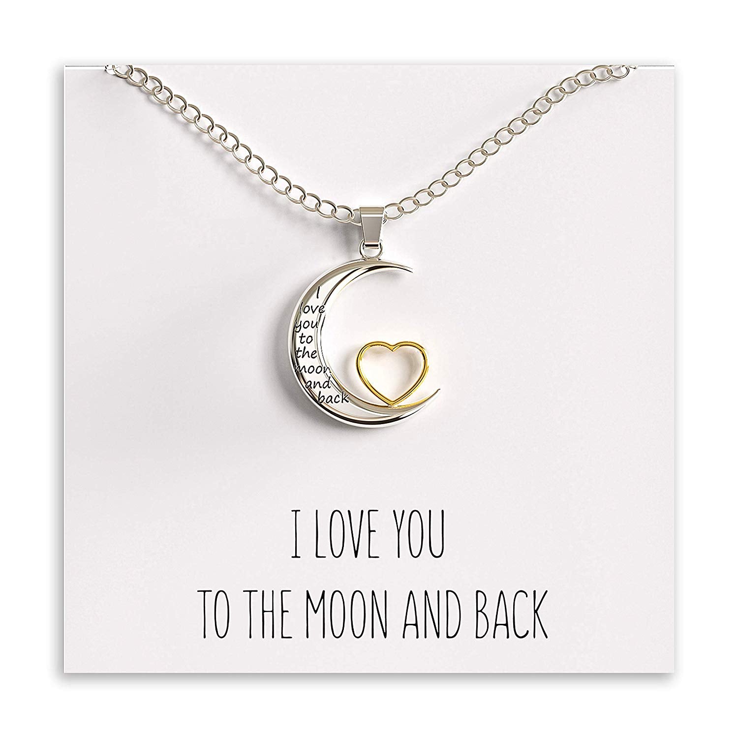 Moon and back necklace – Serendipity